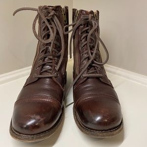 Tyler Double Zip Frye Combat Boots